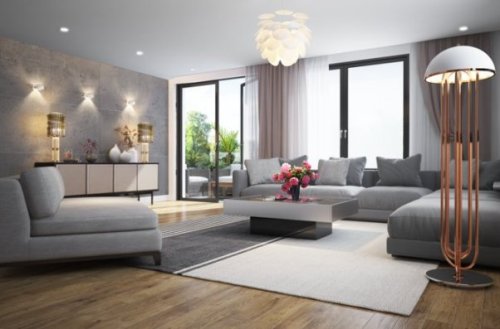 Architetto San Giuliano Milanese. Progetto di un salone. 