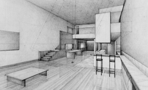 Architetto Segrate. Il disegno architettonico di un loft.