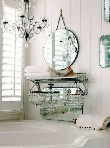 Ristrutturazione bagno Segrate. Idea per un bagno Shabby Chic.