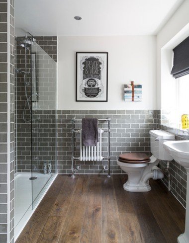 Un'idea per la realizzazione di bagno vintage a Pavia.