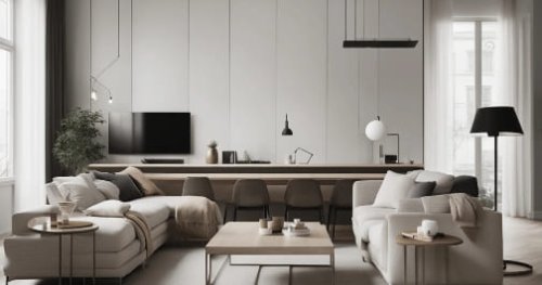 Un esempio di soggiorno elegante per ristrutturare una casa a Brescia.