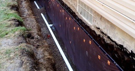 L'impermeabilizzazione di un muro controterra.