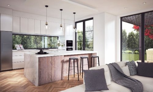 Progettazione interni Cesano Boscone: il progetto di una cucina.