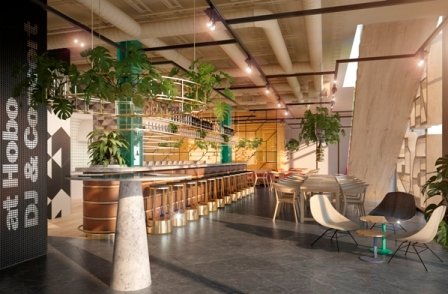 Progettazione interni Gorgonzola. Il progetto di un bar. 