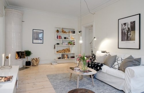 Progettazione interni a Magenta. Appartamento realizzato in stile nordico.