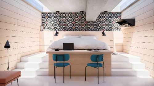 Progettazione interni a Milano: una camera da letto.