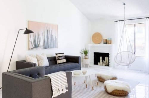 Progettazione interni a Milano: degli interni in total white.