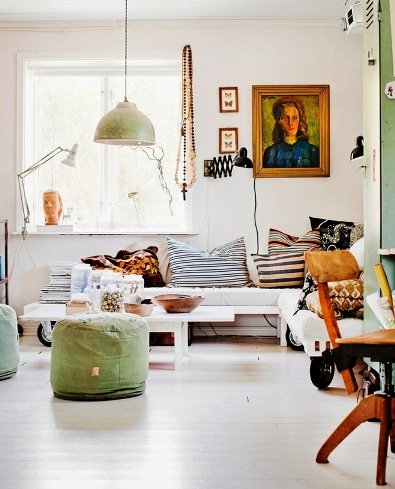 Progettazione interni Rozzano. Stile scandinavo.
