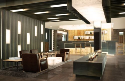 Progettazione interni a San Donato Milanese. Il render di un locale.