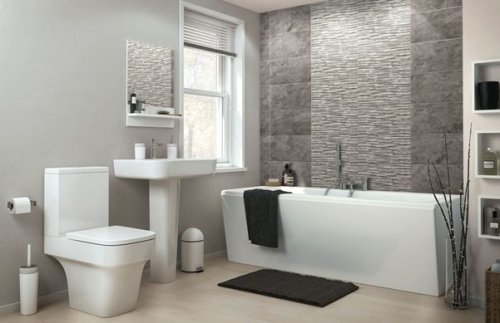 Il progetto per il rifacimento di un bagno a Modena.