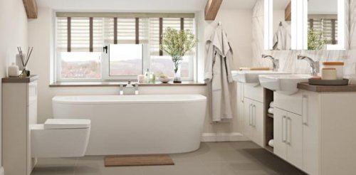 Il progetto per la ristrutturazione di un bagno a Venezia.