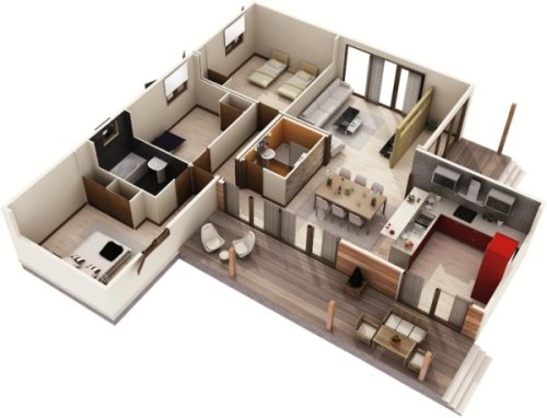 Il progetto per la ristrutturazione di una casa a Lecco.