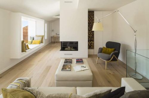 Il progetto per la ristrutturazione di una casa nel quartiere San Basilio a Roma.