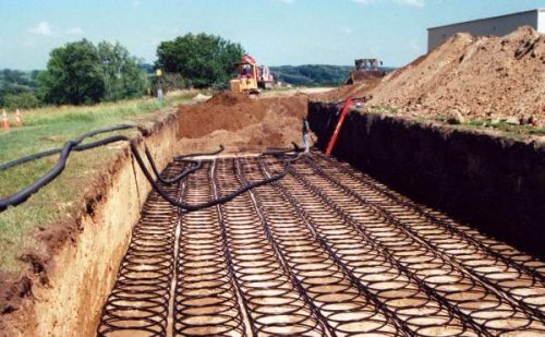 La realizzazione di un impianto geotermico domestico.