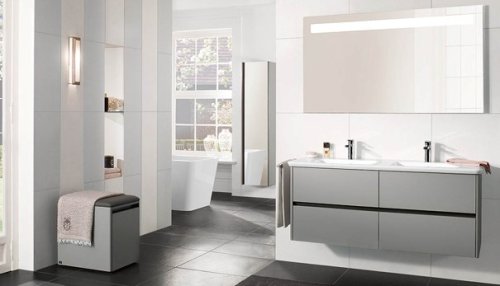 Render per la ristrutturazione di un bagno a Novara.