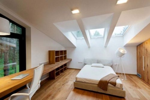 Il render della ristrutturazione di una casa a La Spezia.