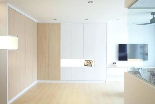 Il render per la ristrutturazione degli interni di una casa a Modena.
