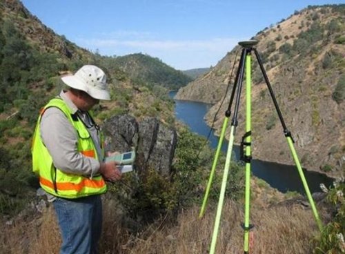 Un rilievo fotogrammetrico in fase di realizzazione.