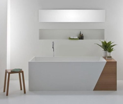 Ristrutturazione casa Bollate. Un bagno in stile minimalista.