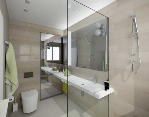Ristrutturazione casa Peschiera Borromeo. Un bel bagno.