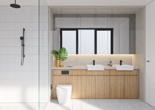 Ristrutturazione casa Pioltello. Un bagno.