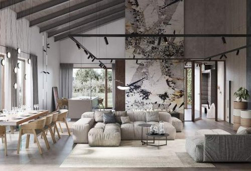 Ristrutturazione degli interni di una casa realizzata da un interior designer.