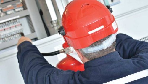 La fase di sopralluogo per il rilascio di certificato di prevenzione incendi.